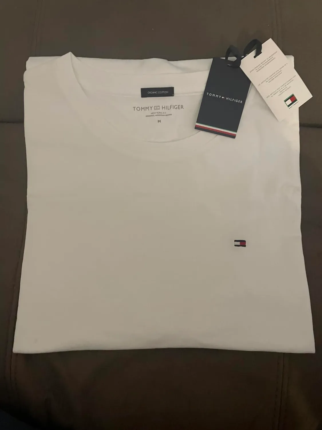 Tommy Hilfiger T-shirt girocollo M cotone biologico