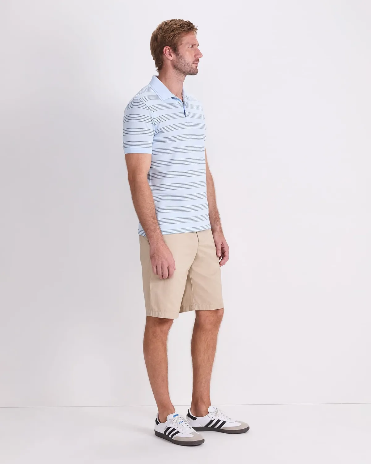 Sportscraft SC Stripe Pique 208181 polo uomo cotone