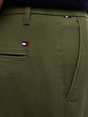 Tommy Hilfiger Denton chino uomo verde 36W/32L straight fit