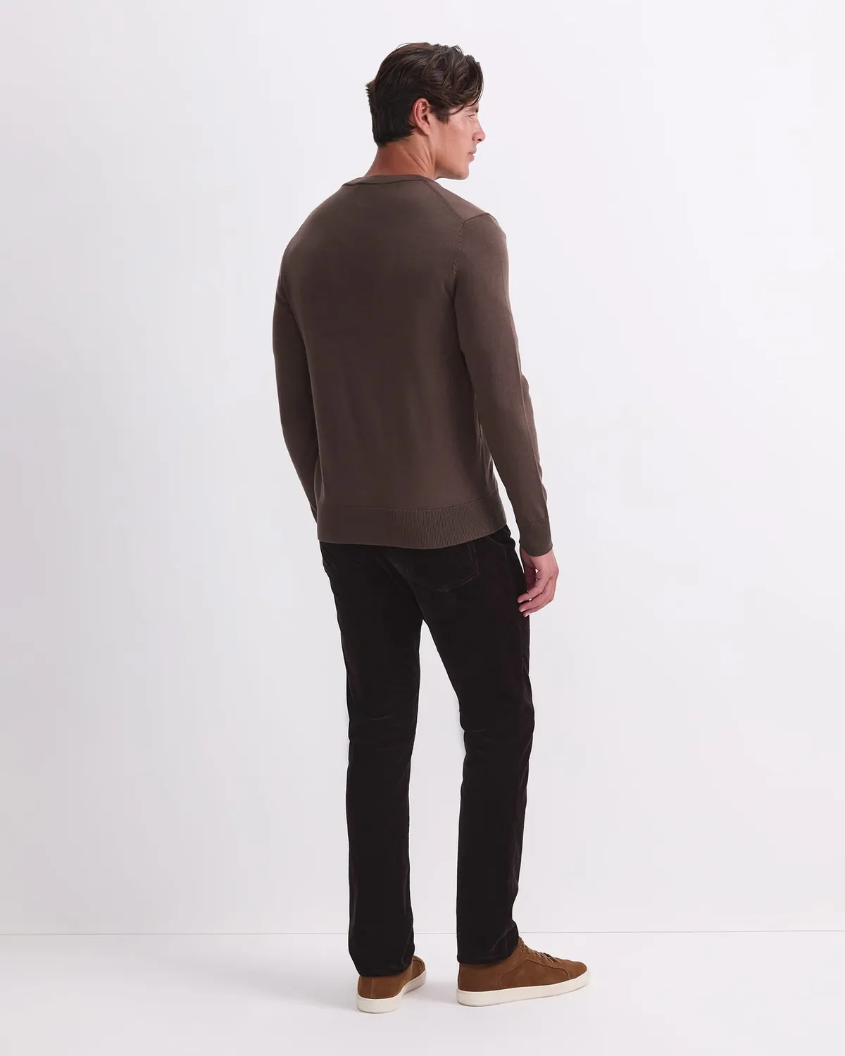 Sportscraft Merino maglione uomo girocollo lana regular