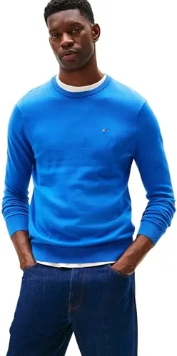 Tommy Hilfiger Essential Cotton Pullover Blu XXL