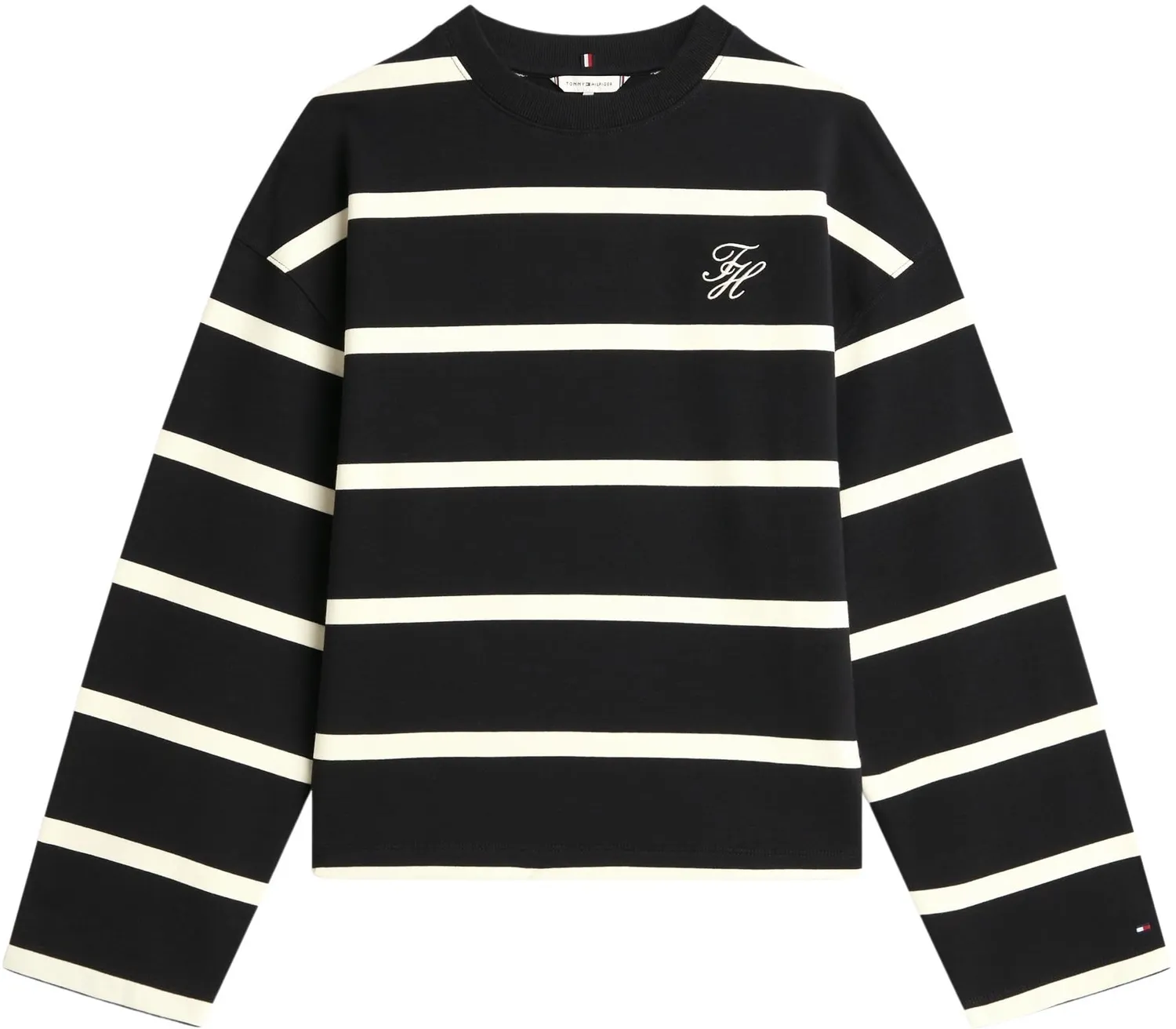 Tommy Hilfiger TH Script Mdrn Terry Swtshrt Ww0ww48431 felpa donna