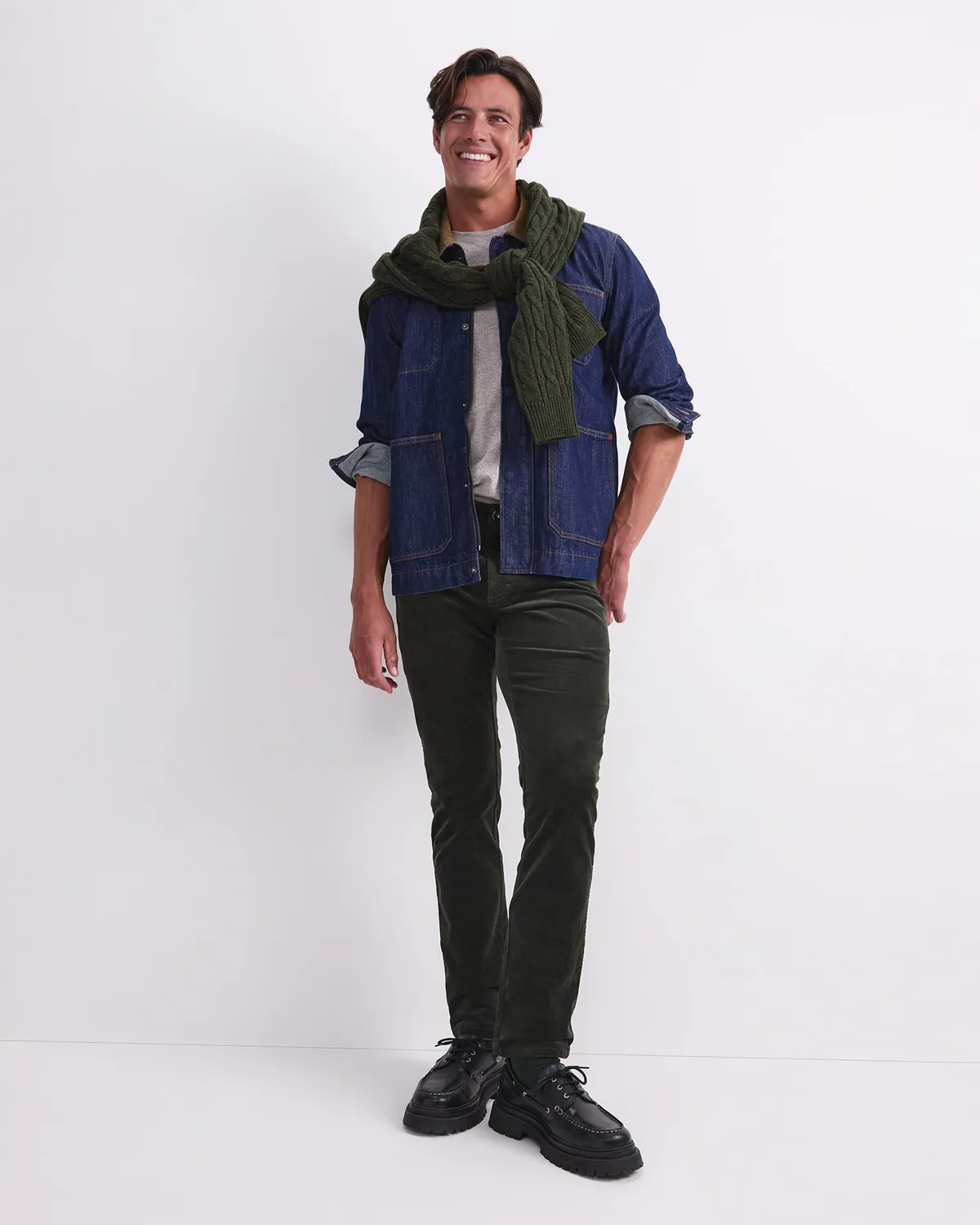 Sportscraft Hudson Cord pantaloni uomo velluto stretch