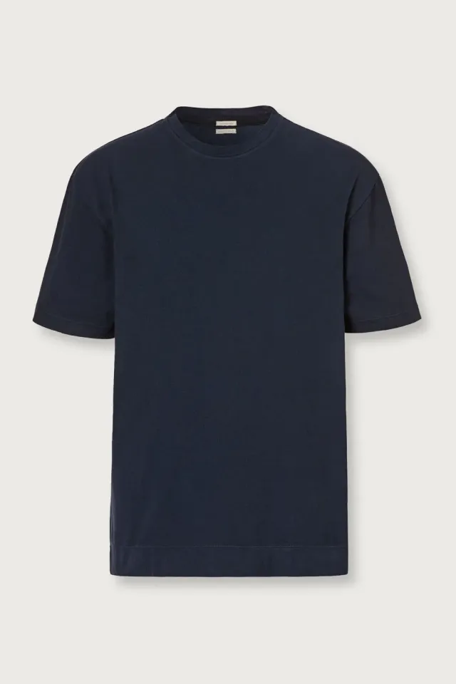Massimo Alba Nevis t-shirt cotone dark blue over