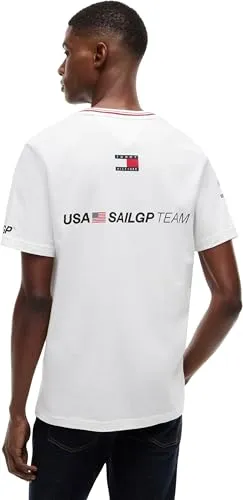 Tommy Hilfiger US SailGP Replica MW0MW44690 maglietta uomo L cotone