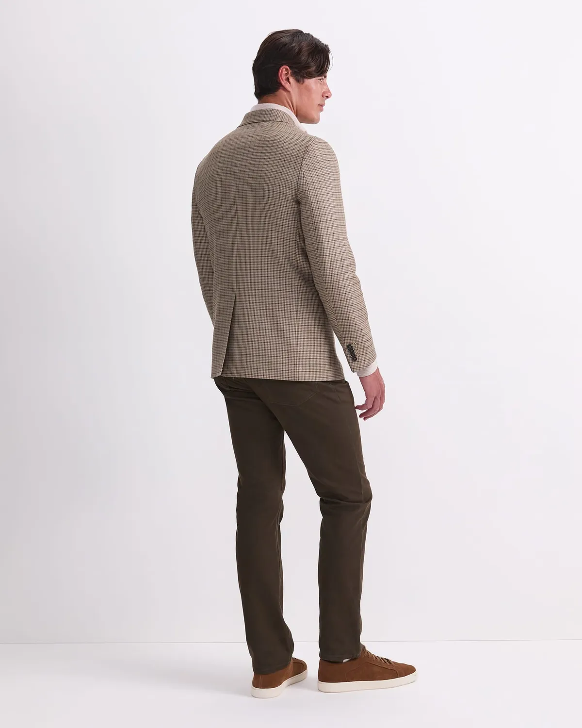 Sportscraft Check 208131 blazer uomo 36-48 misto lana seta