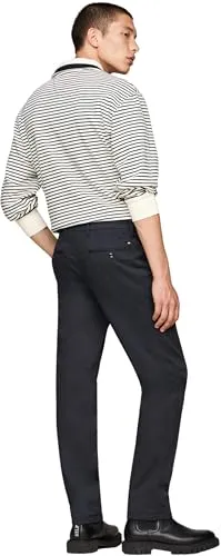 Tommy Hilfiger Denton Straight Leg chino uomo blu cotone elasticizzato