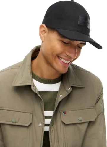 Tommy Hilfiger TH Flag Jacquard AM0AM14766 cappello nero