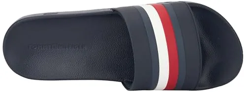 Tommy Hilfiger Pool Slide ciabatte uomo 40 nero branding