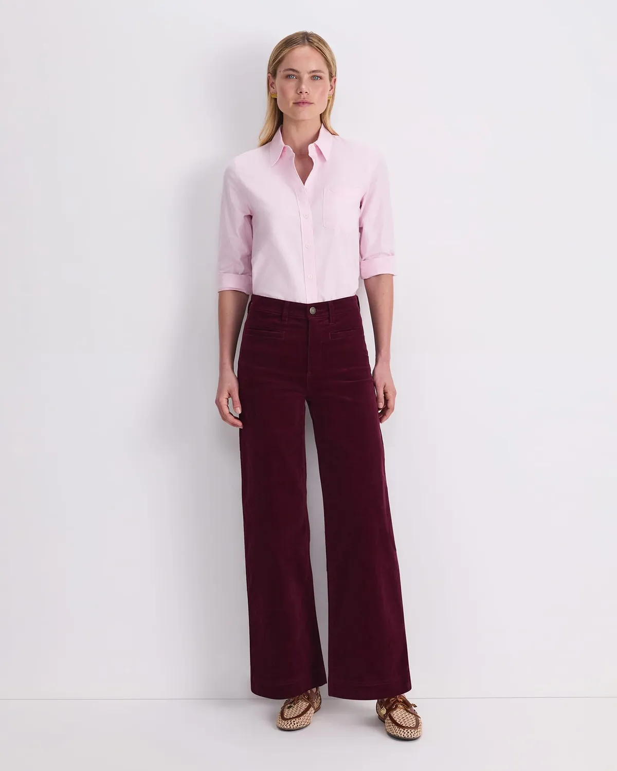 Sportscraft Cleo Cord Wide Leg 121410 jeans donna velluto