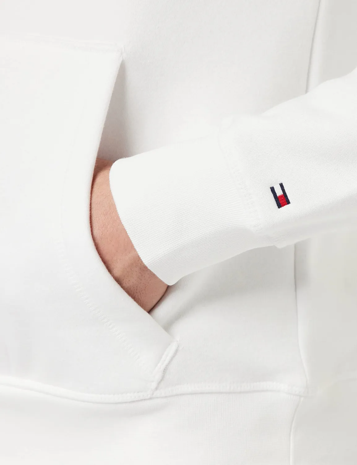 Tommy Hilfiger Off Placement felpa cappuccio uomo