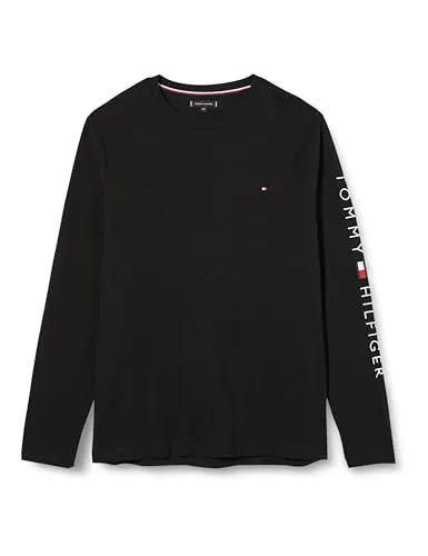 Tommy Hilfiger Tommy Logo MW0MW34147 maglia manica lunga nero