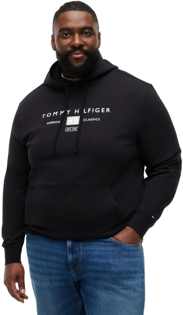 Tommy Hilfiger Mw0mw44052 felpa zip uomo 5XL cappuccio