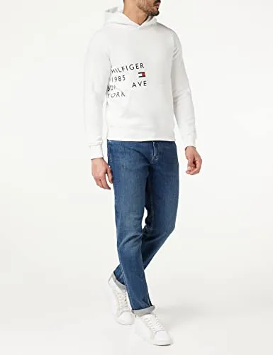 Tommy Hilfiger Off Placement felpa cappuccio uomo