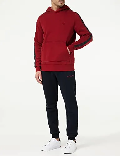 Tommy Hilfiger Prep Tape MW0MW29578 felpa cappuccio uomo nastro
