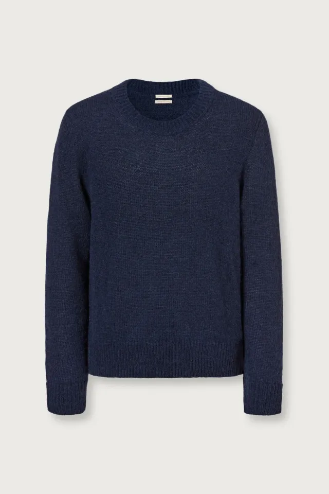 Massimo Alba Bruce maglia uomo Blu baby alpaca