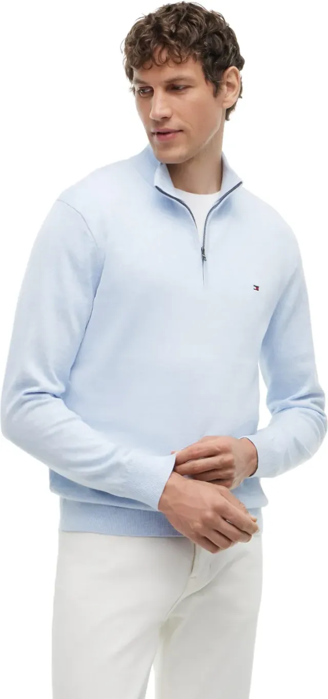 Tommy Hilfiger Essential Cotton MW0MW37331 maglione uomo L zip