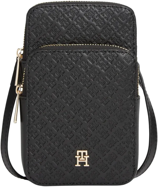 Tommy Hilfiger Icon Phone Pouch Mono AW0AW18601 nero