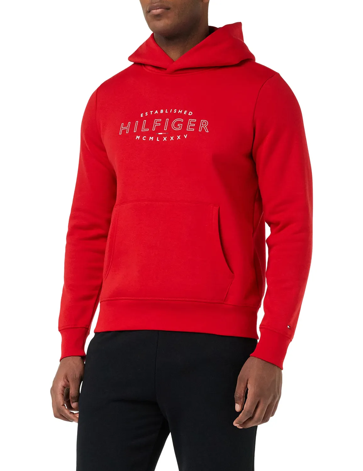 Tommy Hilfiger Curve Logo felpa uomo con cappuccio