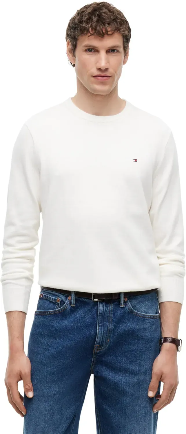 Tommy Hilfiger Pima Org CTN Cashmere maglione L girocollo