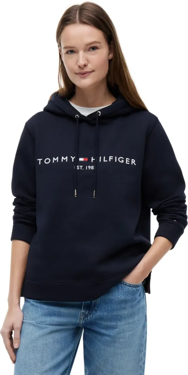 Tommy Hilfiger Heritage Felpa Donna Cappuccio Cotone