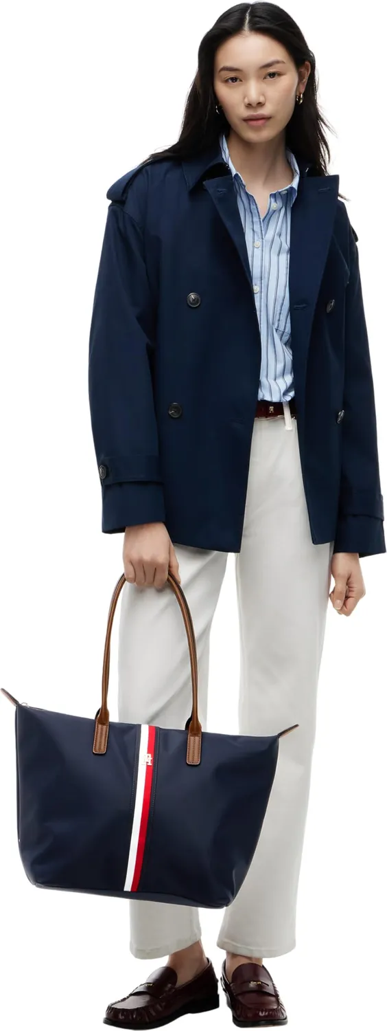 Tommy Hilfiger Popette AW0AW19027 borsa tote donna in tela