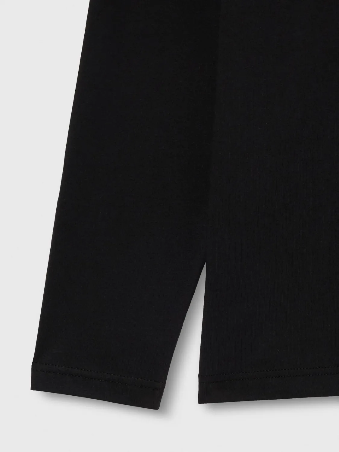 Tommy Hilfiger maglietta maniche lunghe nera girocollo