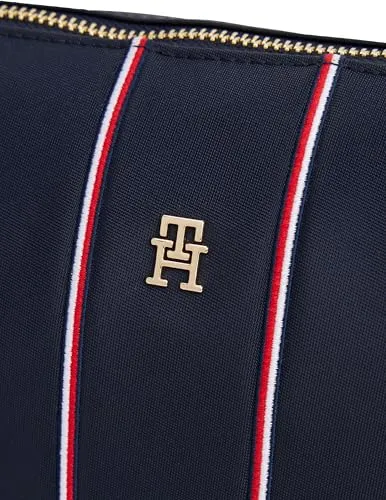 Tommy Hilfiger Icon Zip Beauty Case Nylon Donna Blu