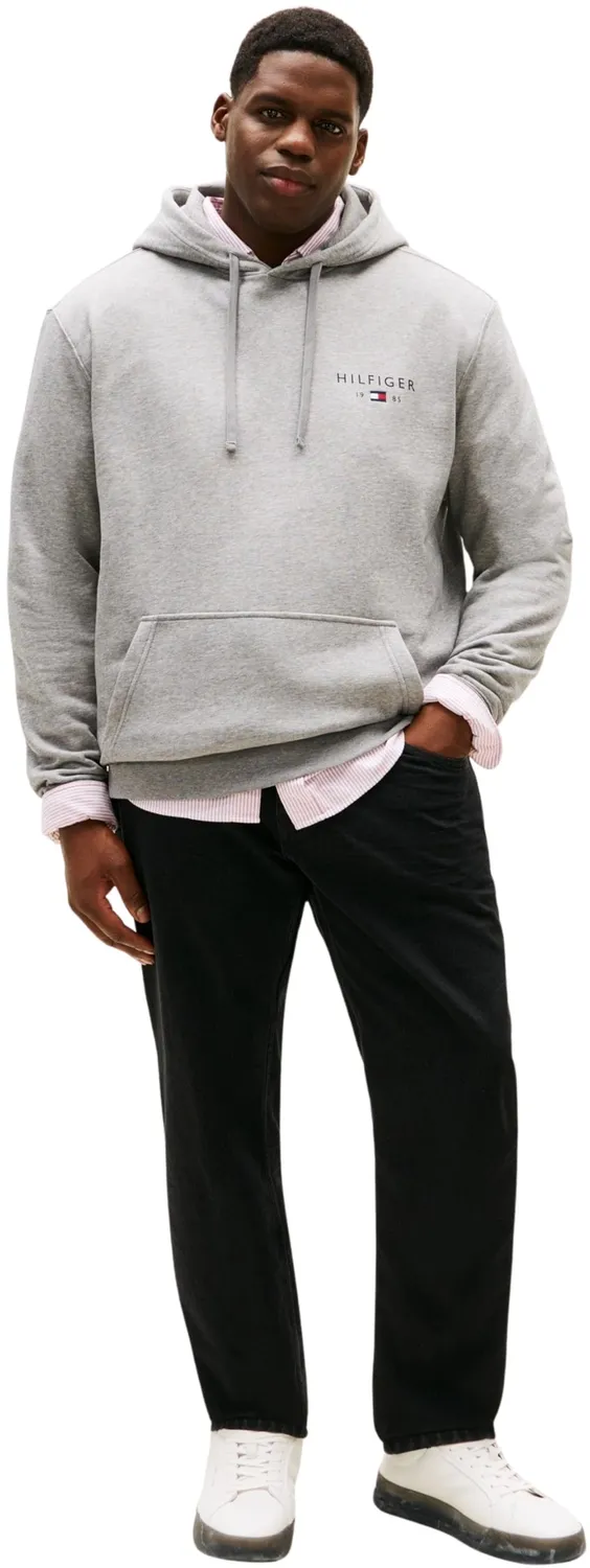 Tommy Hilfiger Brand Love MW0MW42995 felpa cappuccio 3XL grigia