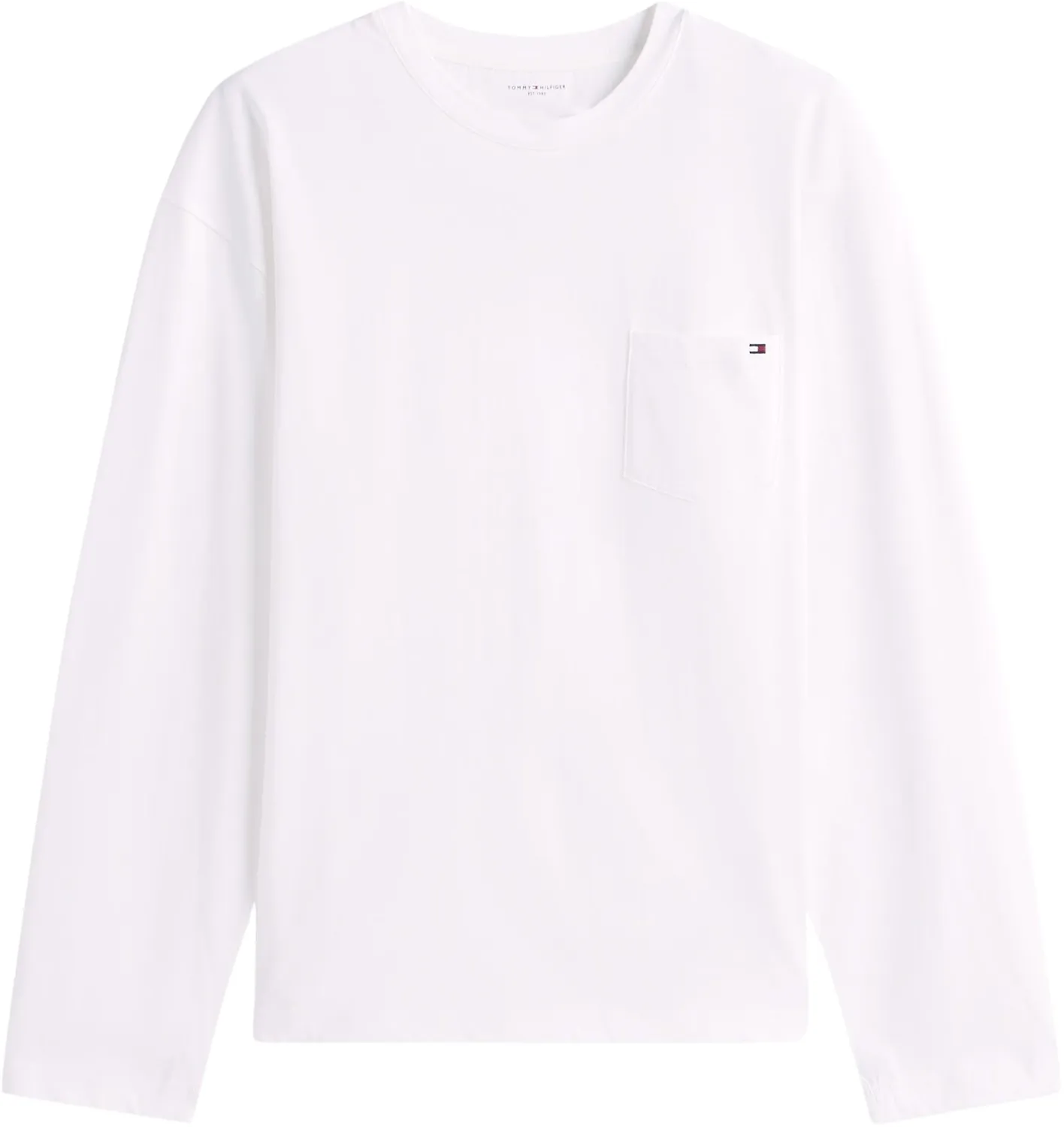 Tommy Hilfiger Pocket Tee maglietta maniche lunghe XL taschino