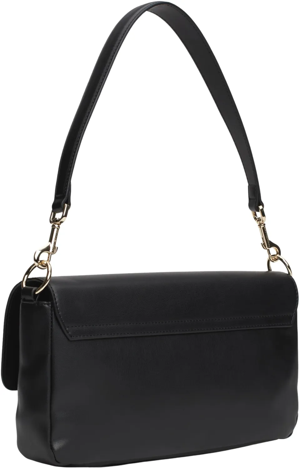 Tommy Hilfiger TH Soft Utility borsa tracolla donna nera large