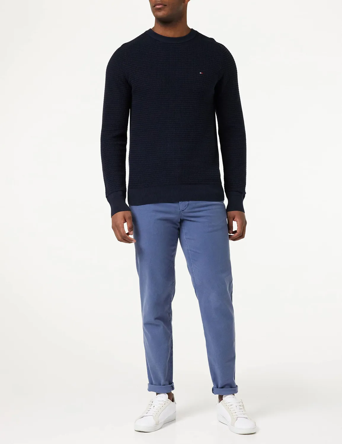 Tommy Hilfiger Chelsea Honeycomb Chino Uomo Cotone