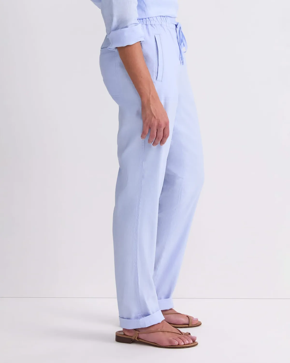 Sportscraft Rosa Linen pantaloni donna lino elasticizzato relax