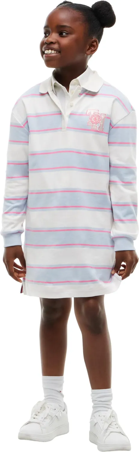 Tommy Hilfiger Rugby Dress Kg0kg09706 abito polo 14 anni manica lunga