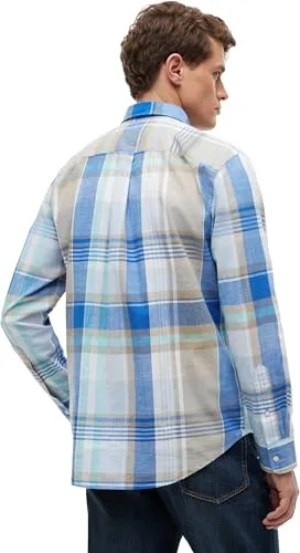 Tommy Hilfiger camicia uomo manica lunga L cotone classica