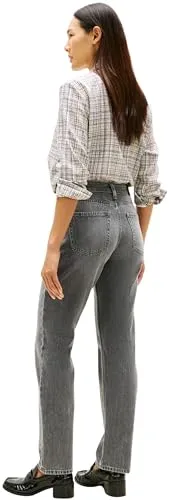 Tommy Hilfiger Classic Straight WW0WW47706 Jeans Donna Grigio 26W/30L