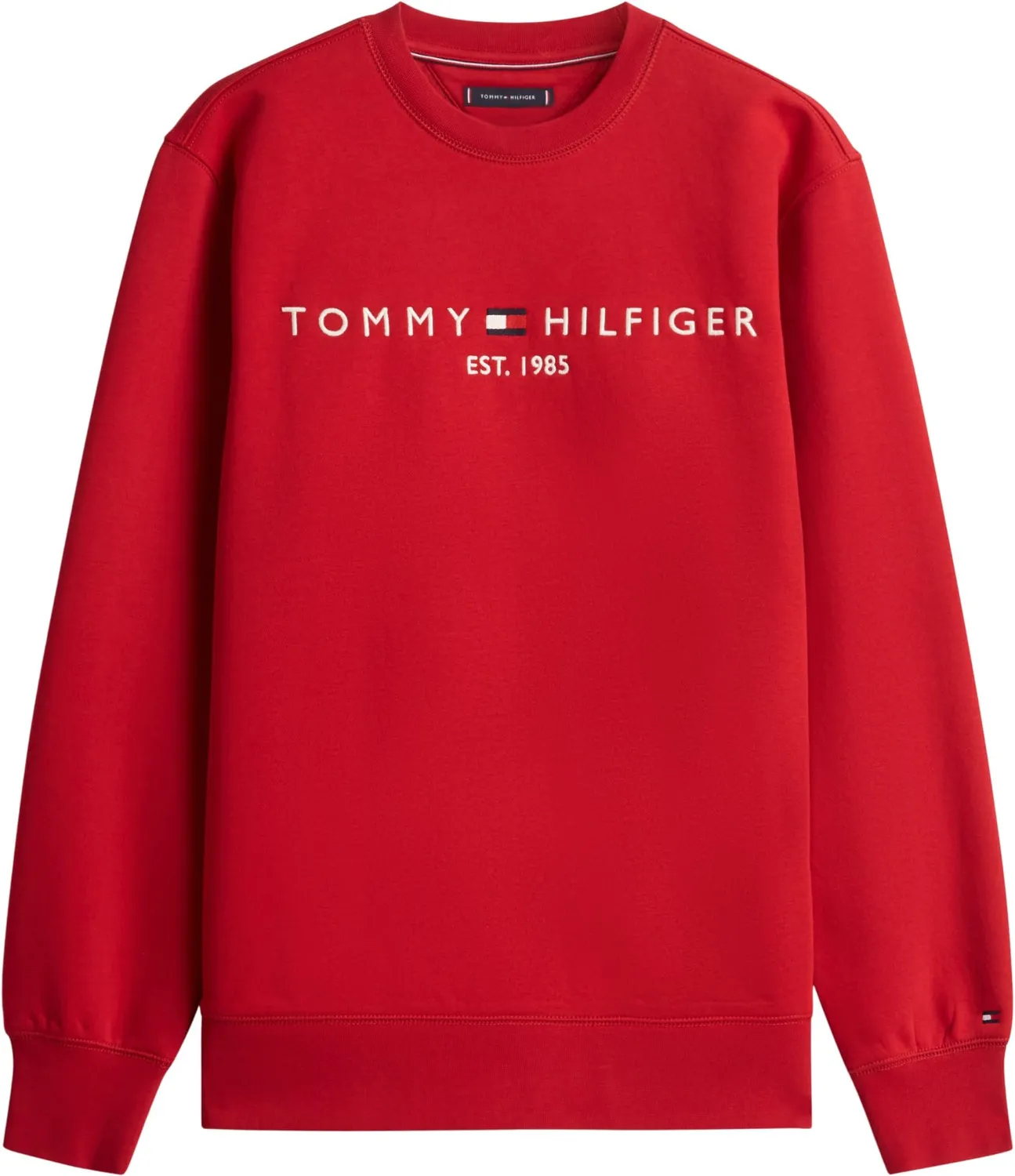 Tommy Hilfiger felpa uomo girocollo blu Desert Sky