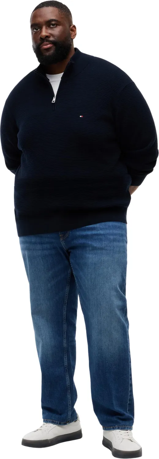 Tommy maglione mezza zip uomo 5XL manica lunga