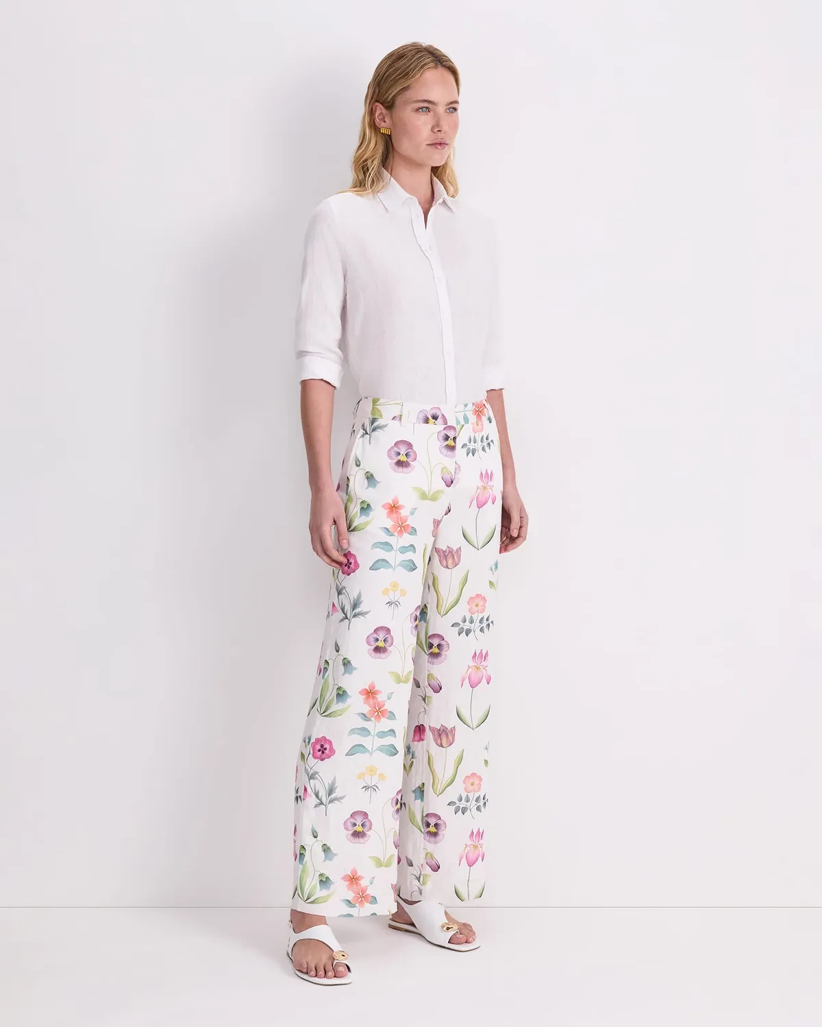 Sportscraft Floral Majesty Liberty pantalone lino