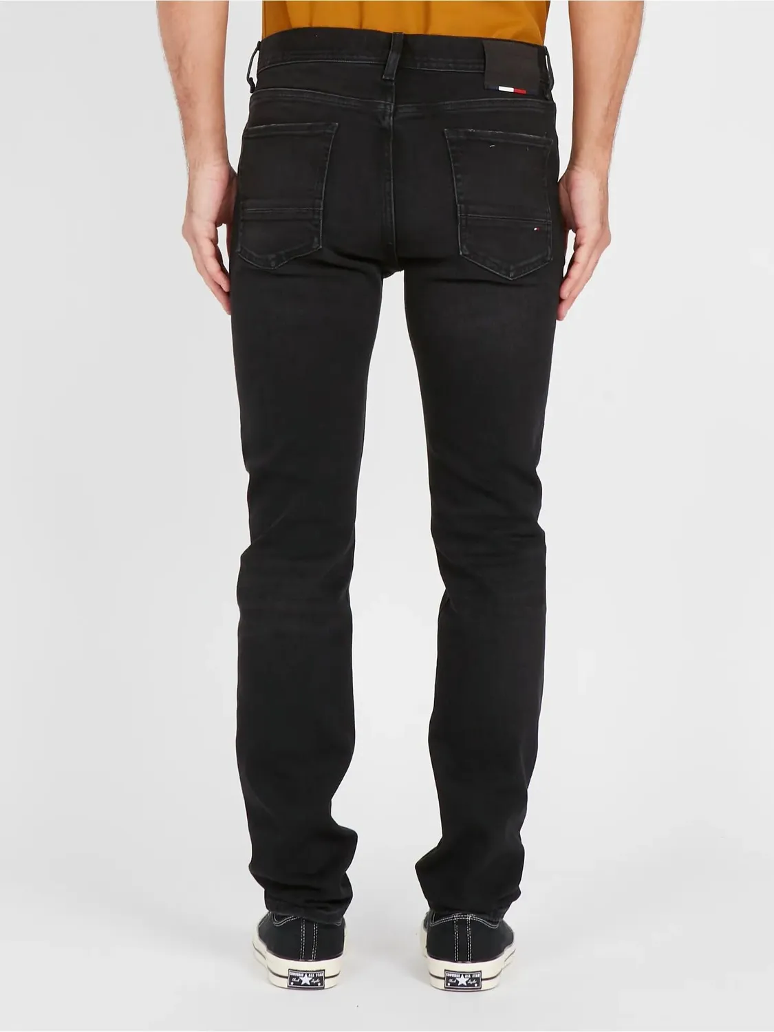 Tommy Hilfiger jeans uomo dritto denim blu classico