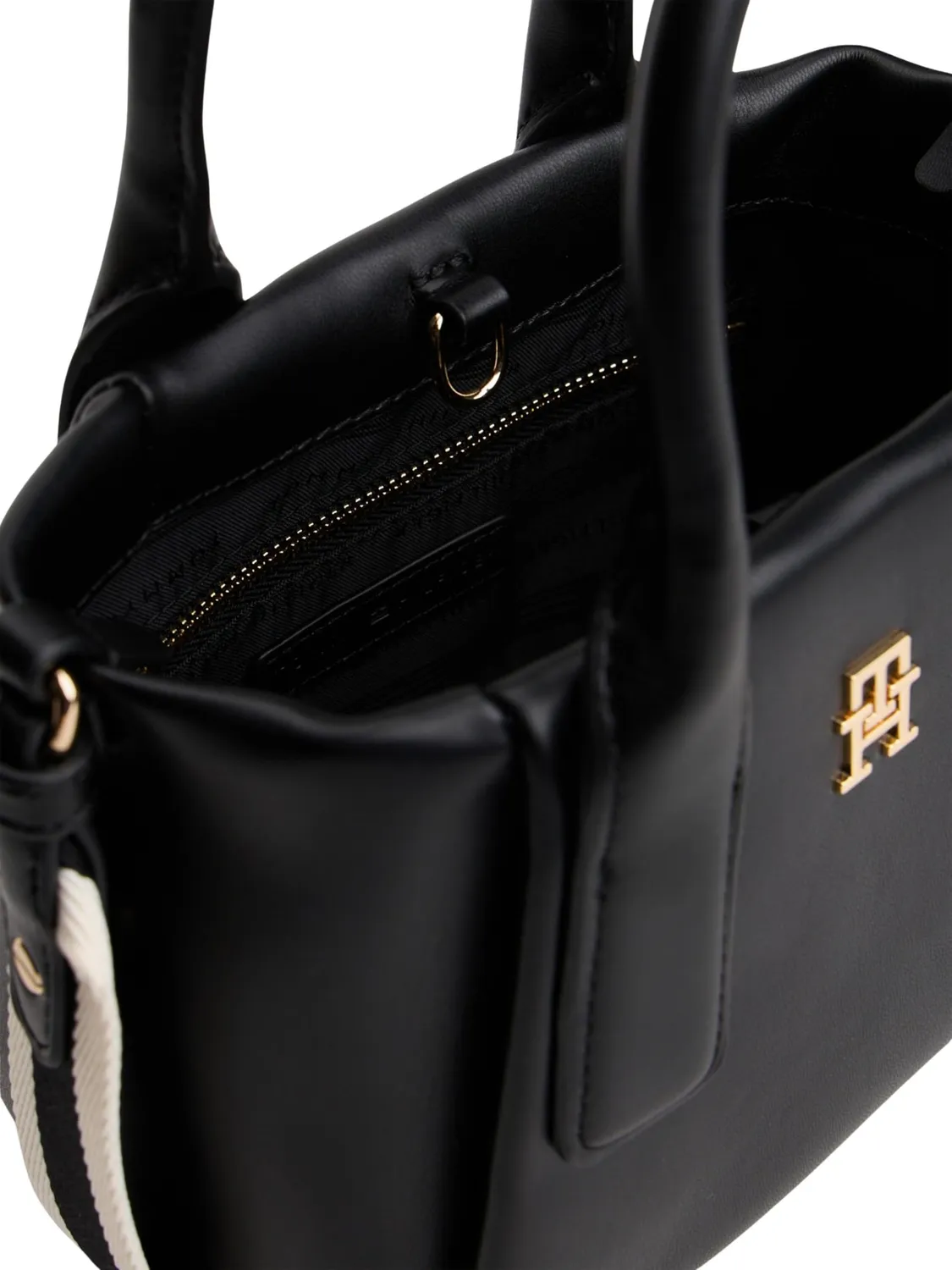 Tommy TH Essential AW0AW18371 Mini Tote Nera Donna
