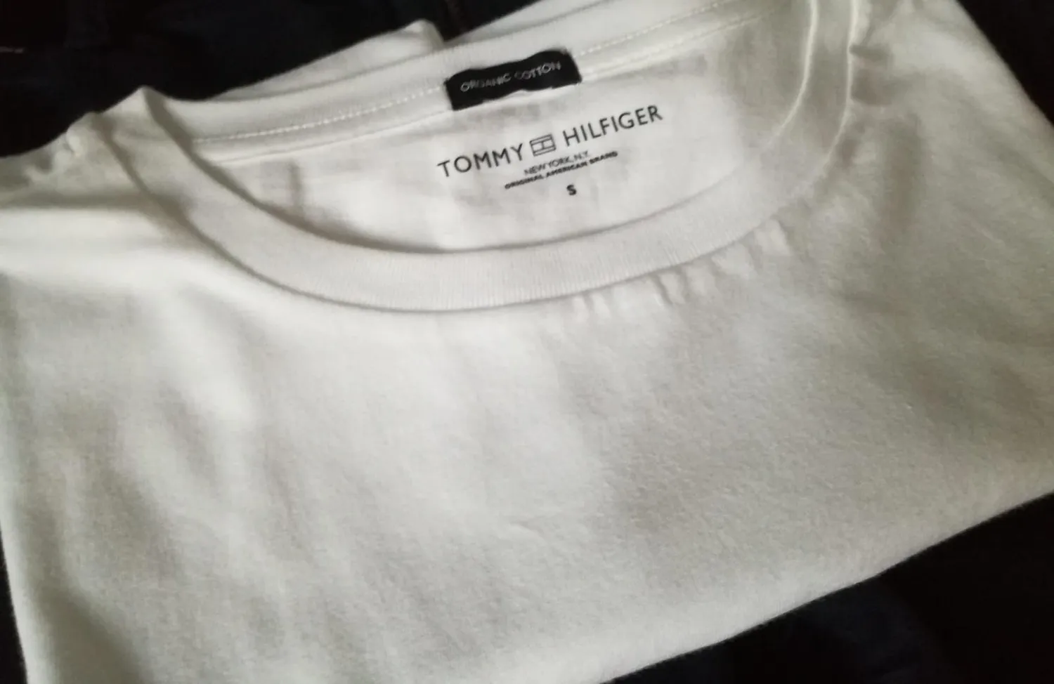 Tommy Hilfiger T-shirt girocollo M cotone biologico