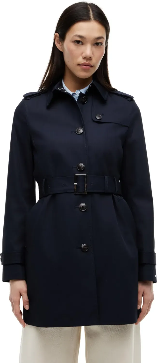 Tommy Hilfiger Heritage Trench Donna Single Breasted Beige