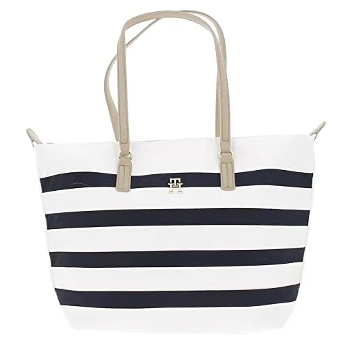 Tommy Hilfiger Poppy Tote borsa donna Breton Stripes