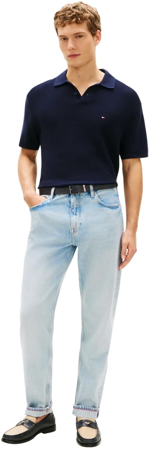 Tommy Hilfiger Cool Touch MW0MW42795 polo uomo nera