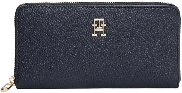 Tommy Hilfiger Emblem Large portafoglio donna blu