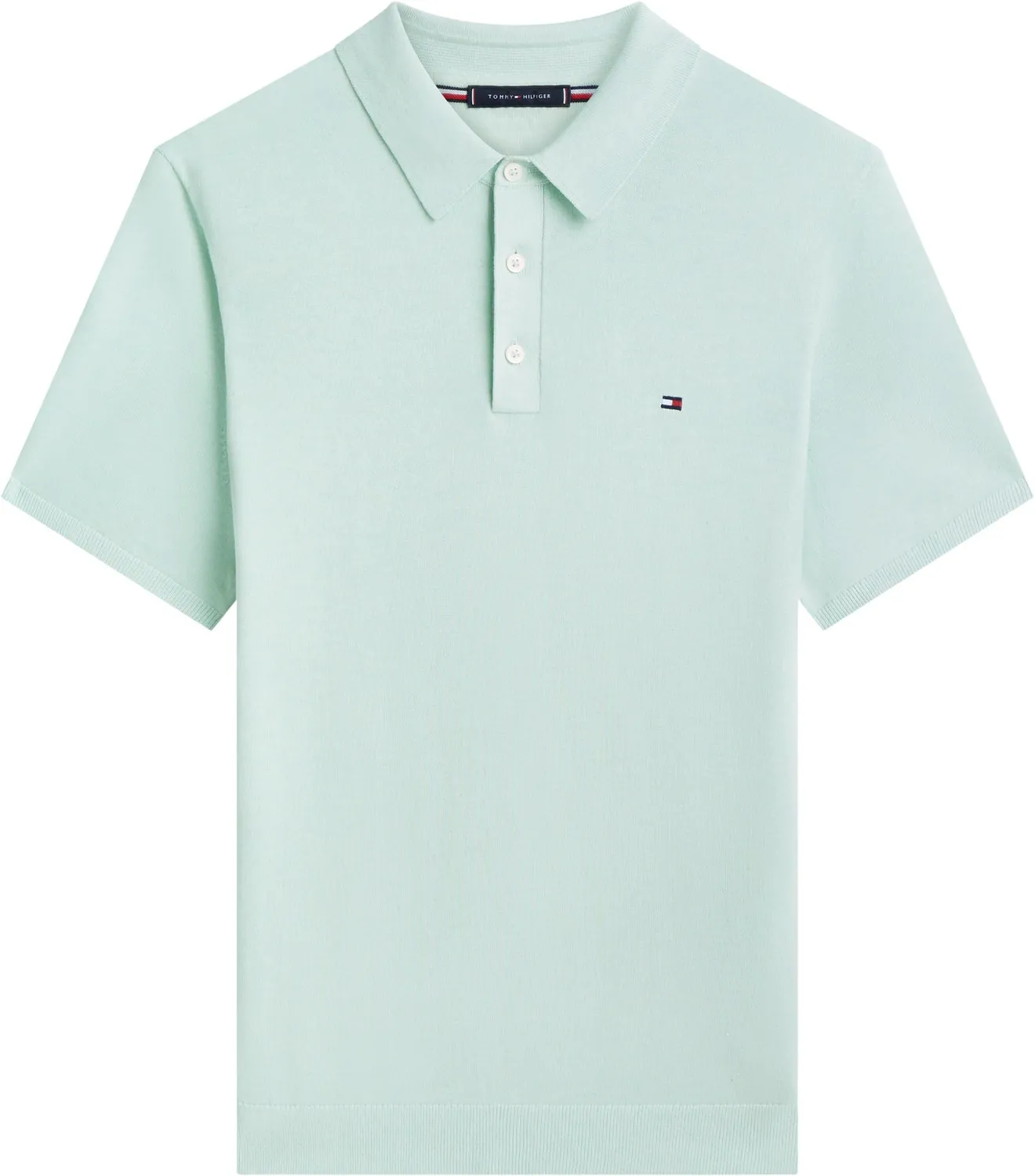 Tommy Hilfiger Essential Polo Uomo Cotone Desert Sky