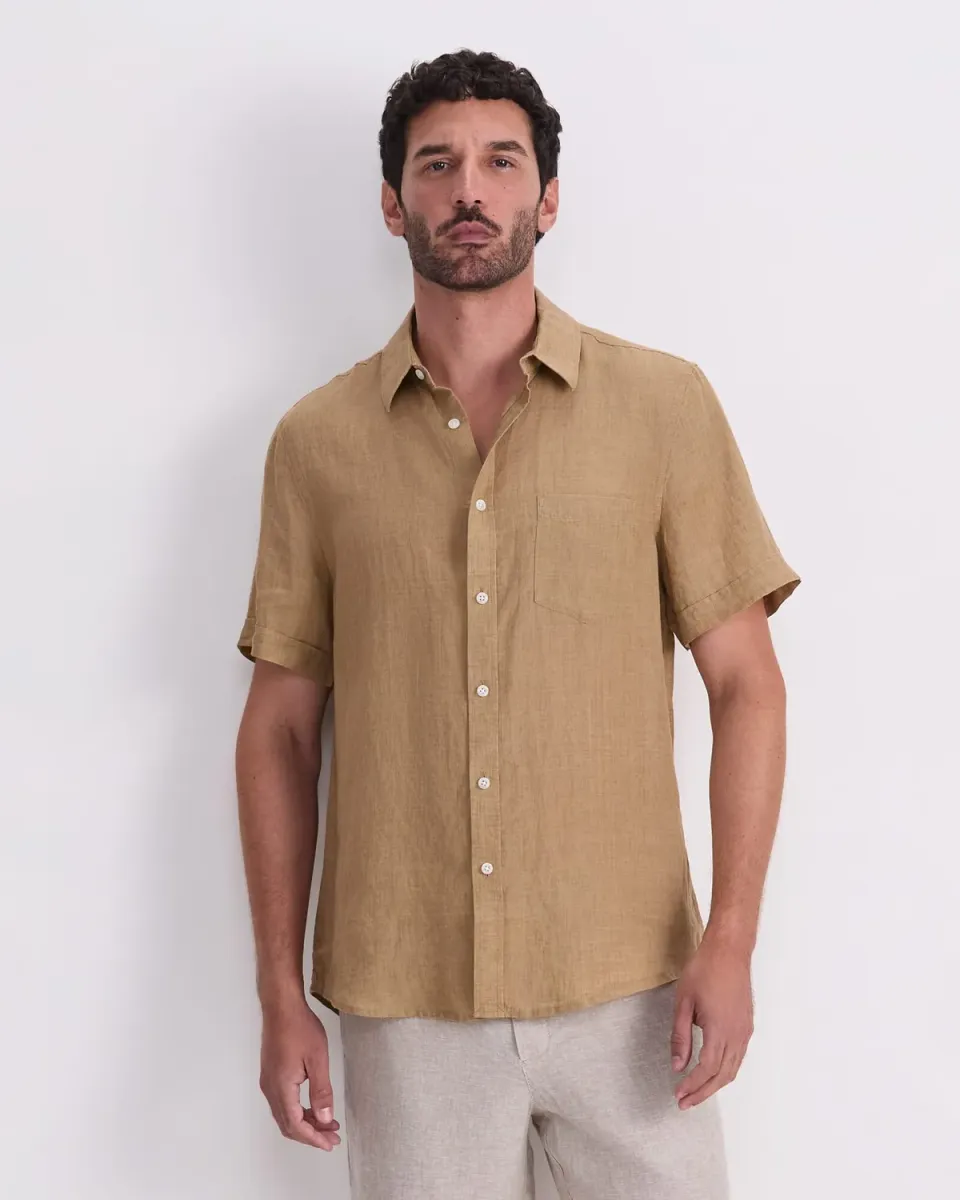 Sportscraft Delave camicia donna M lino manica corta