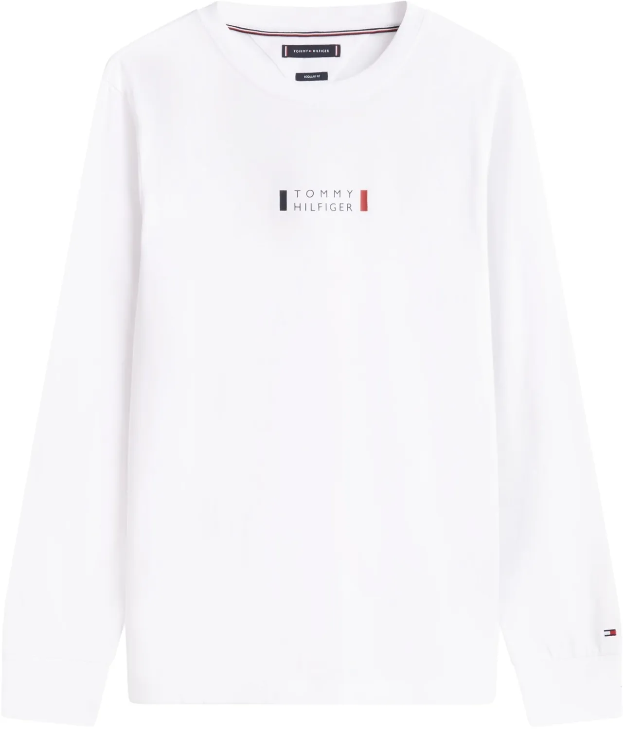 Tommy Hilfiger maglietta maniche lunghe S grigia cotone