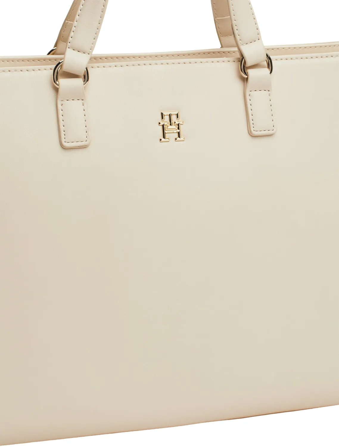 Tommy Hilfiger Fresh Satchel borsa tracolla donna beige grande
